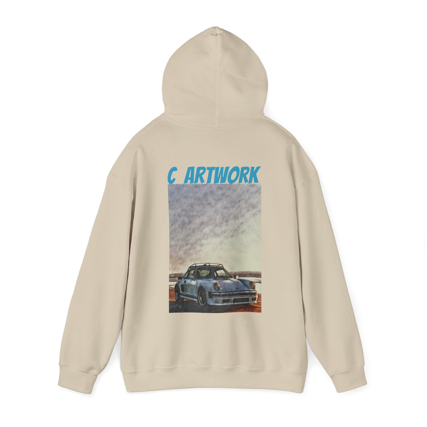 Unisex Heavy Blend™ Hoodie Porsche on the Beach